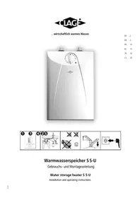 Notice Clage S 5U Chaudière