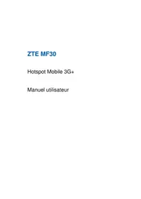 Notice ZTE MF30 Téléphone mobile