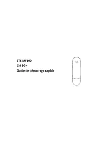 Notice ZTE MF190 Téléphone mobile