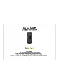 Notice Bea-fon SL651A Téléphone mobile