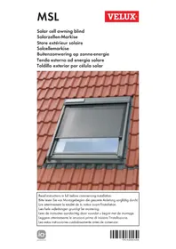 Notice VELUX MSL Store