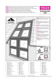 Notice VELUX EFW X99 Puit de lumière
