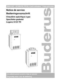 Notice BUDERUS LOGANO G124 TH Cv-ketel