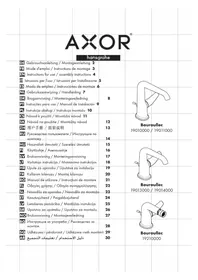 Notice Hansgrohe AXOR BOUROULLEC Robinet