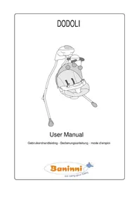 Notice Baninni DODOLI Balançoire pour bébé