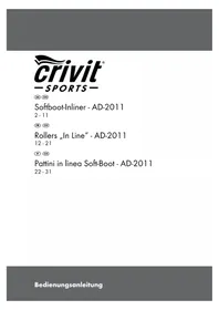 Notice CRIVIT AD2011 Patin