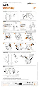 Notice AXA DEFENDER Accessoire de vélo