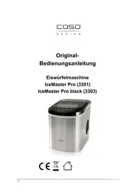 Notice CASO ICEMASTER PRO 3301 IJsmachine