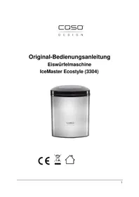 Notice CASO ICEMASTER ECOSTYLE 3304 IJsmachine