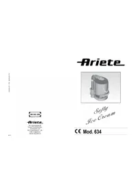 Notice ARIETE SOFTY ICE CREAM PARTY TIME 634 Eismaschine