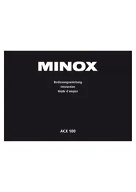 Notice MINOX ACX 101 Caméscope