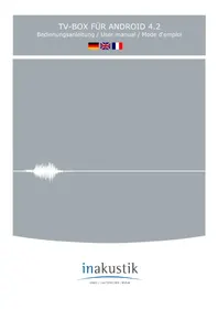 Notice In-akustik INTERNET TV BOX Lecteur multimédia