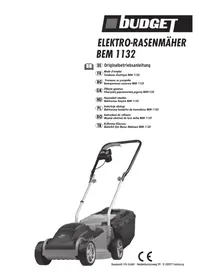 Notice Budget BEM 1132 Kosiarka do trawy