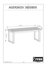 Notice JYSK AGERSKOV Armoire