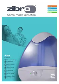 Notice ZIBRO H 218 Humidificateur
