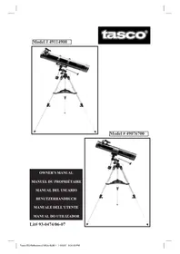 Notice TASCO SPACE STATION 49076700 Télescope