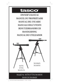 Notice TASCO SPECIALTY 57TN Télescope