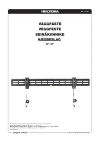 Notice Biltema 24792 Support mural