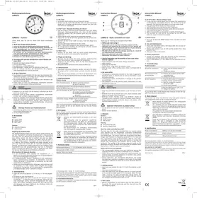 Notice IROX LUNA 52 Sonneur d'alarme