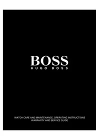 Notice Hugo Boss GOVERNOR 1513487 Montre
