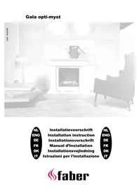 Notice FABER GALA OPTIMYST Cheminée