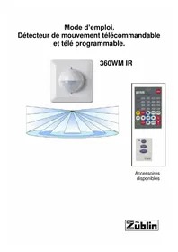 Notice Züblin 360WM IR Détecteur de mouvements