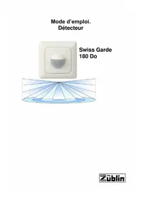 Notice Züblin 180 DO Détecteur de mouvements