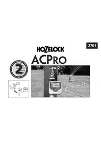 Notice HOZELOCK AC PRO 2701 Vanningstimer
