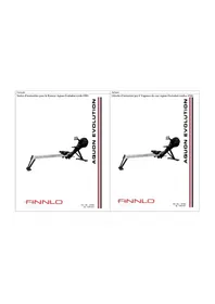 Notice Finnlo AQUON EVOLUTION Vélo d'appartement