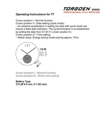 Notice Torgoen T7 Montre