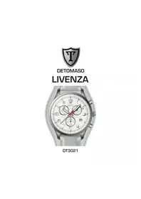 Notice Detomaso LIVENZA DT3021 Orologio