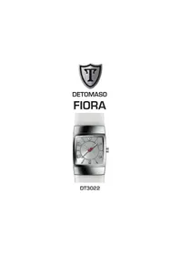 Notice Detomaso FIORA DT3022 Orologio