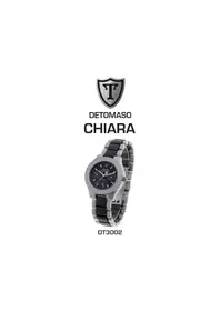 Notice Detomaso CHIARA DT3002 Montre
