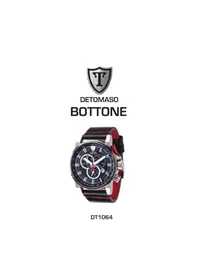Notice Detomaso BOTTONE DT1064 Montre