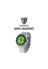 Notice Detomaso SAN MARINO Montre