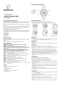 Notice Renkforce 1007805 Montre