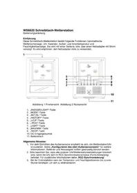 Notice TECHNOLINE WS6620 Stacja Pogodowa