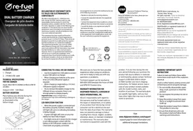 Notice Digipower RF100GP34 Chargeur de piles