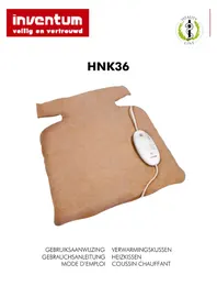 Notice INVENTUM HNK36 Couverture/coussin chauffant