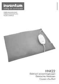 Notice INVENTUM HNK22 Couverture/coussin chauffant