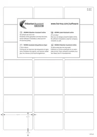 Notice Herma 8632 Étiqueteuse