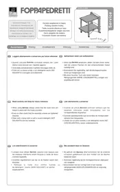 Notice Foppapedretti SERVICE Autres appareils ménagers