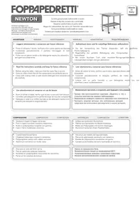 Notice Foppapedretti NEWTON Table transformable