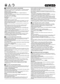 Notice Gewiss GWD8046 Interrupteur électrique