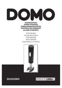Notice DOMO DO302WO Elektrický otvírák lahví