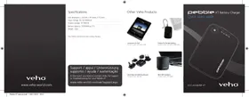 Notice Veho PEBBLE XT Chargeur de batterie