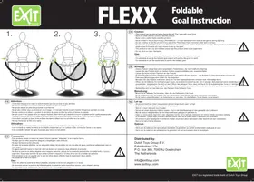 Notice EXIT FLEXX HOLLAND GOAL Jeu d'extérieur pliable