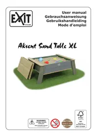 Notice EXIT AKSENT SANDTABLE XL Table de jeu pour enfants