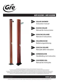 Notice GRE AR1020W Duschsystem
