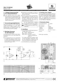 Notice Monacor DN1218PAX Crossover audio